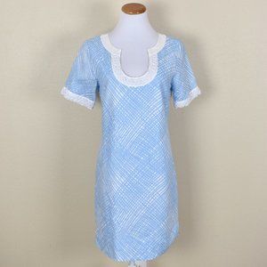 Vineyard Vines Rope Trim Linen Tunic Dress